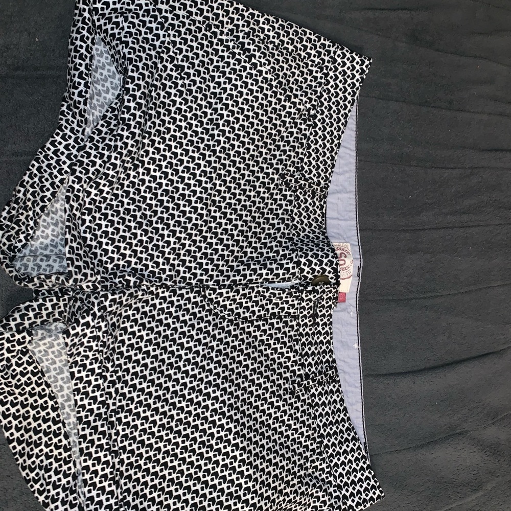 Black &white cute shorts and blue& white shorts! - Picture 2 of 5